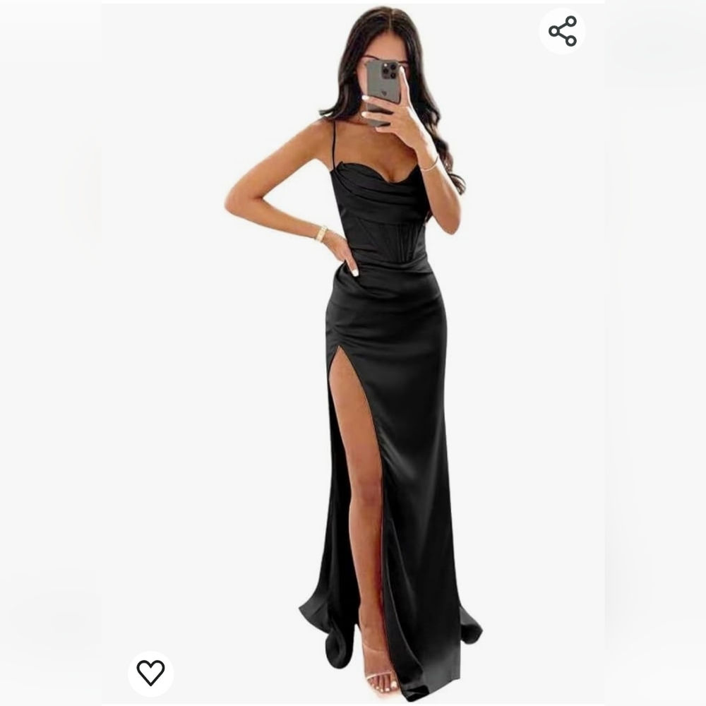 Long Satin Formal dress